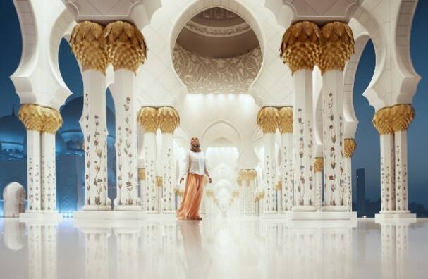 downtown sheik zayed mosque