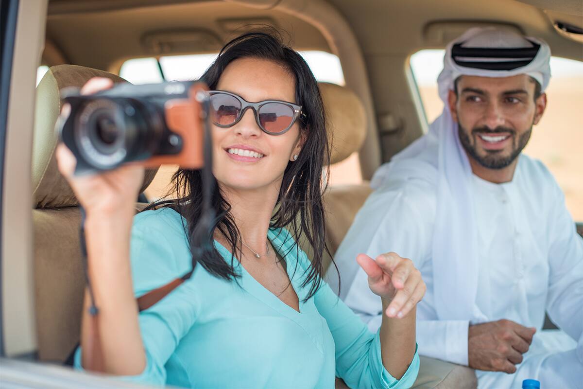 tourist with an Emirati