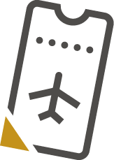 book flight ticket icon
